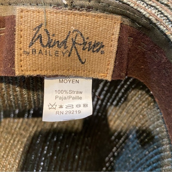 BAILEY Wind River Fedora Straw Men's - Picture 6 of 8